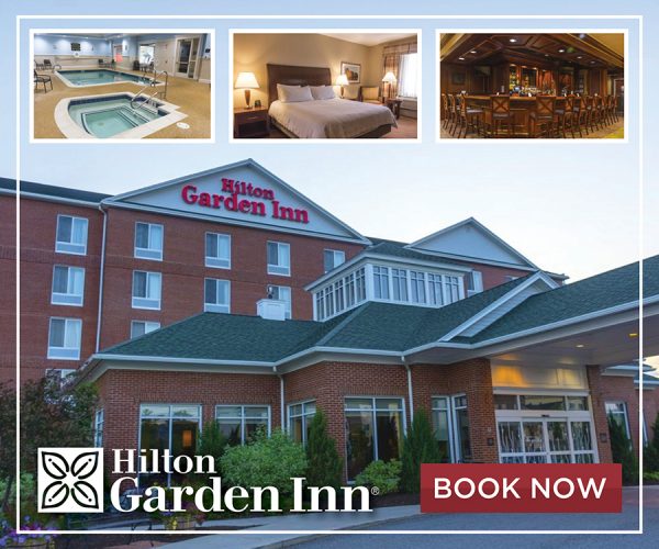 photo of hilton garden inn hotel with photos of pool room hotel room bar digital ad