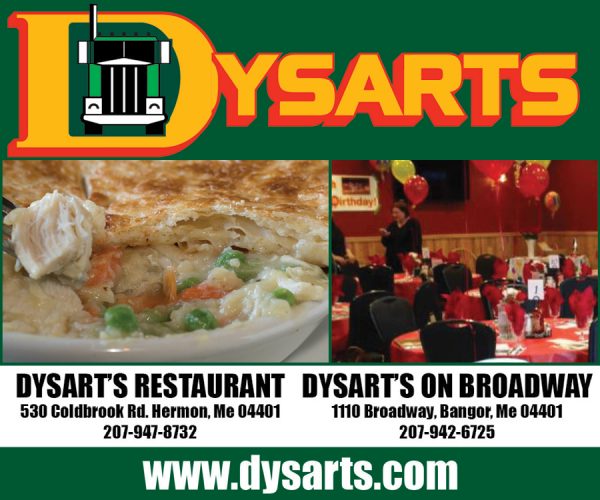 dysart's restaurant and dysart's on broadway digital ad
